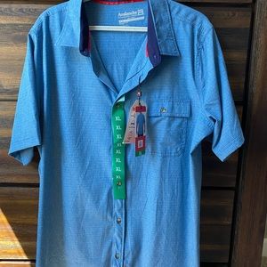 Avalanche Short Sleeve Button Down Shirt